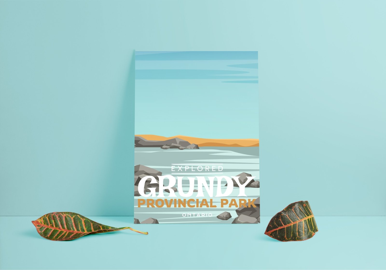 Grundy Provincial Park 'Explored' Poster