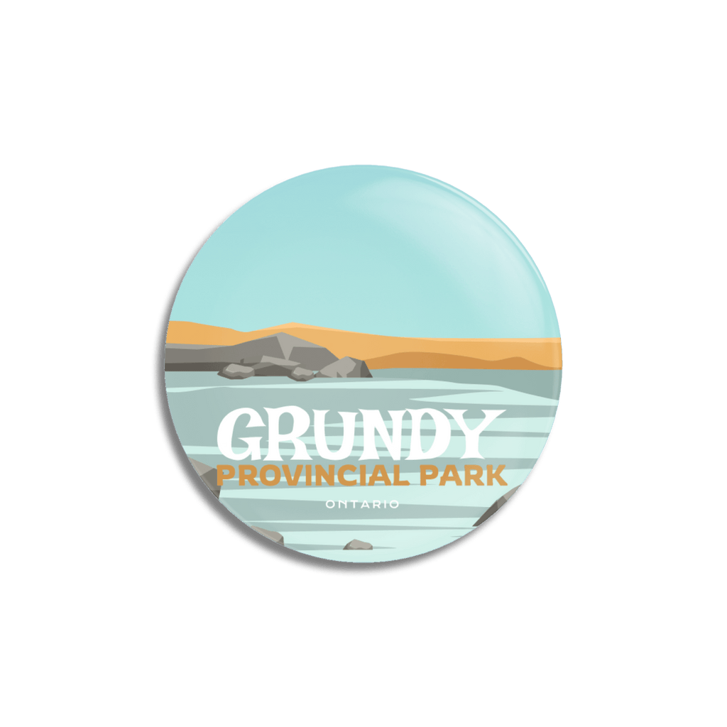 Parc provincial Grundy de l'Ontario - Bouton à épingle