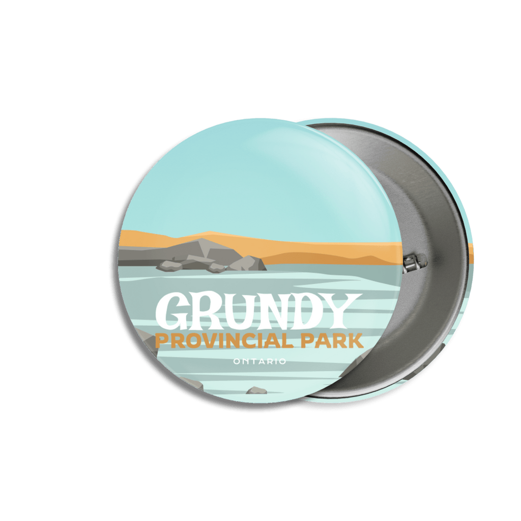 Parc provincial Grundy de l'Ontario - Bouton à épingle
