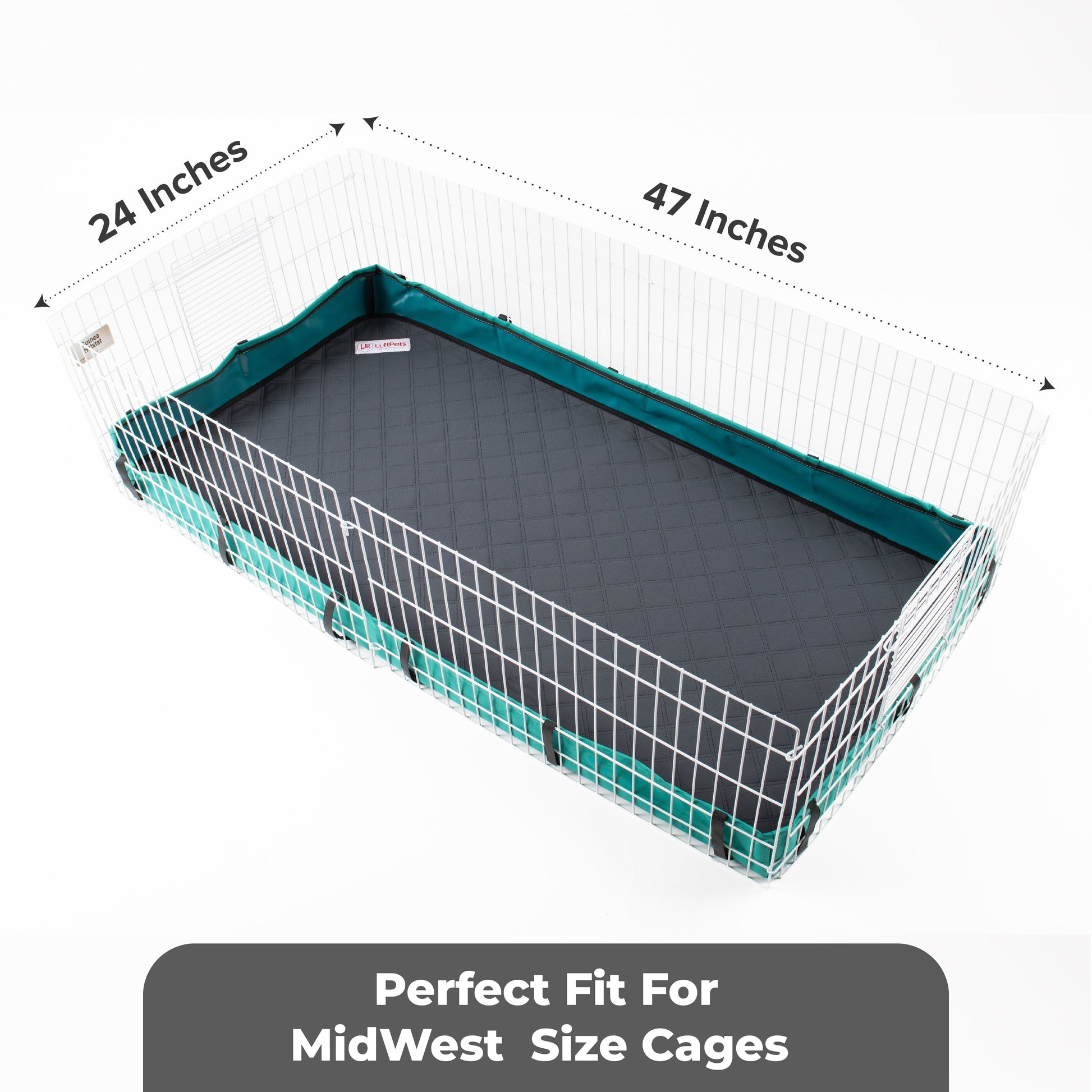 Revêtements de cage LuftPets Original pour lapins et cochons d'Inde, pour cages MidWest