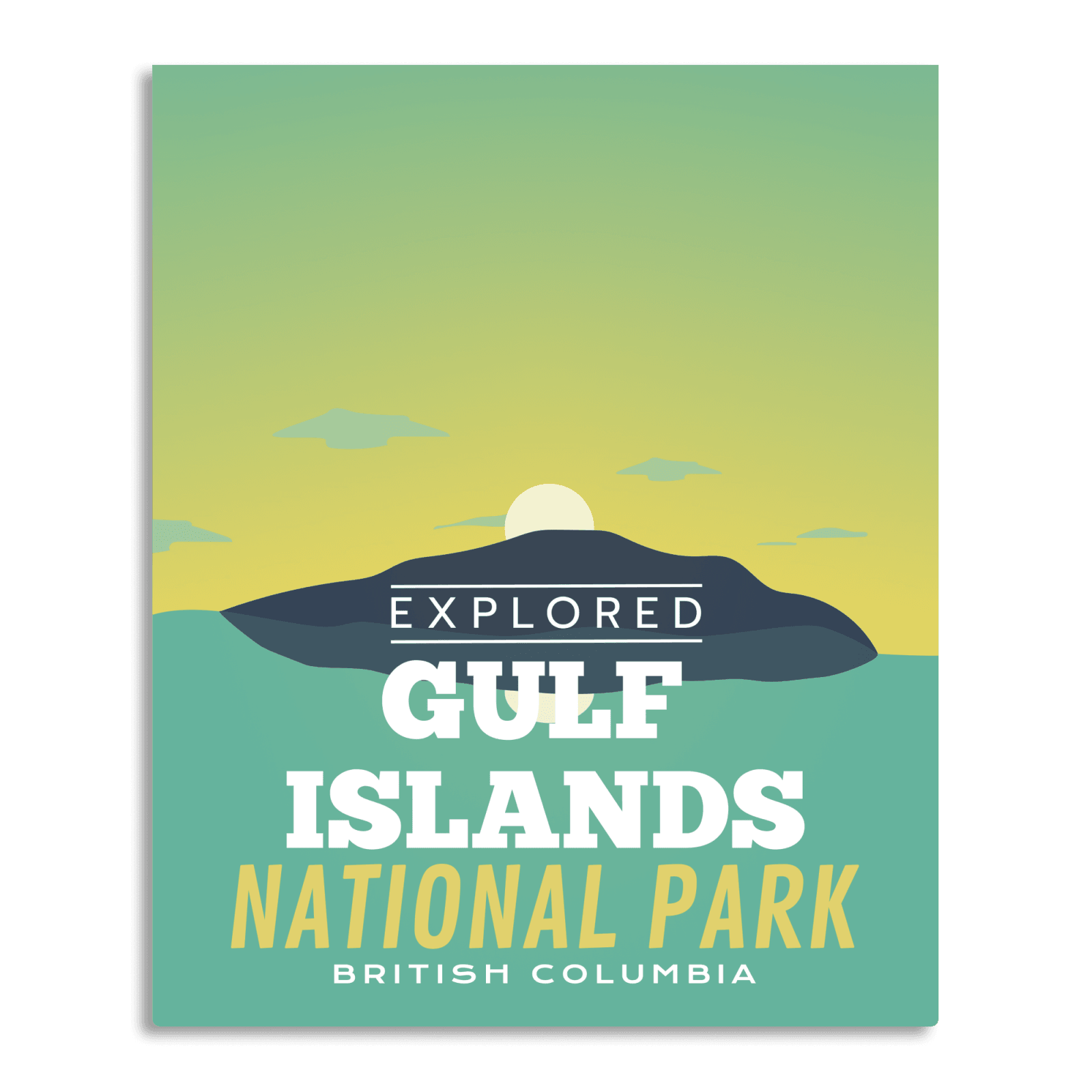 Affiche « Explorée » du parc national des îles du Golfe