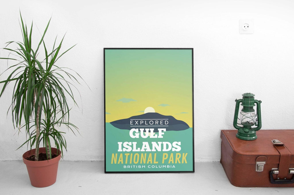 Affiche « Explorée » du parc national des îles du Golfe