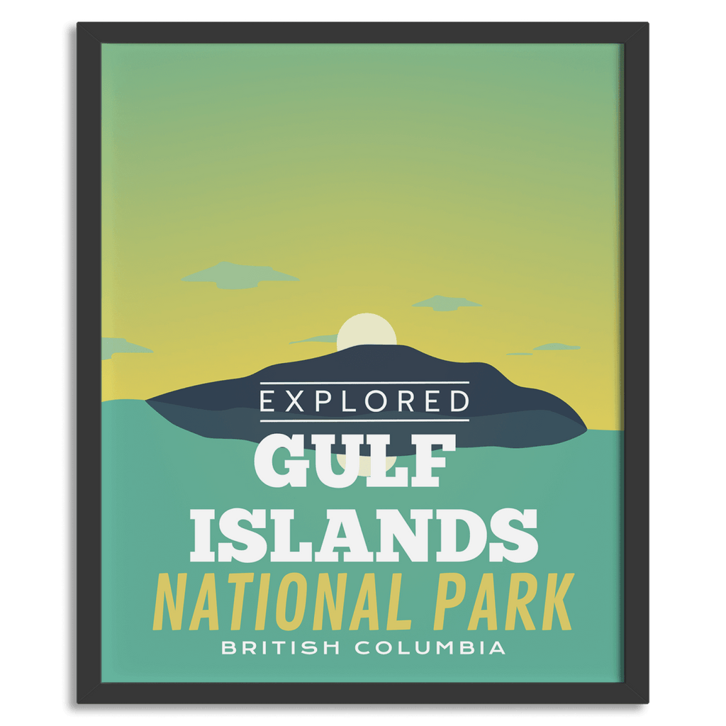 Affiche « Explorée » du parc national des îles du Golfe