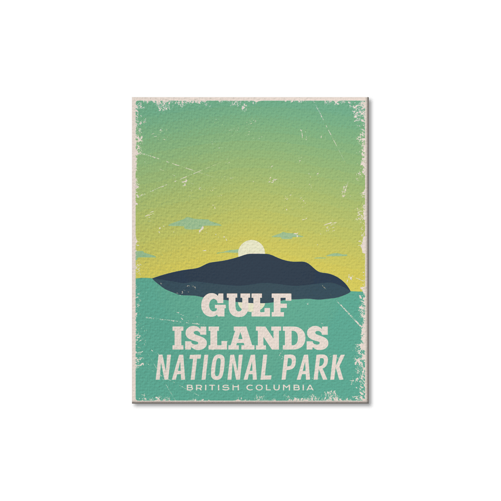 Carte postale du parc national des Îles Gulf (Canada)