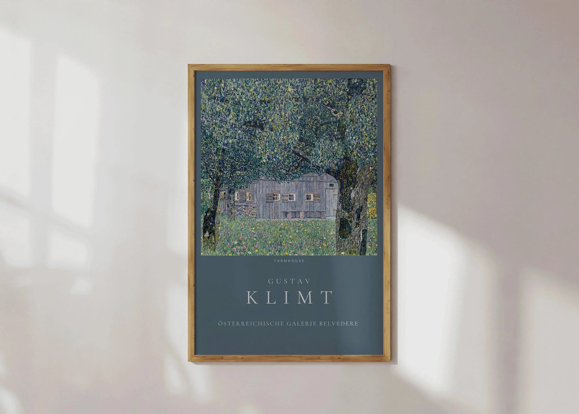 Gustav Klimt - Farmhouse | Famous Vintage Painting (available handframed or unframed)