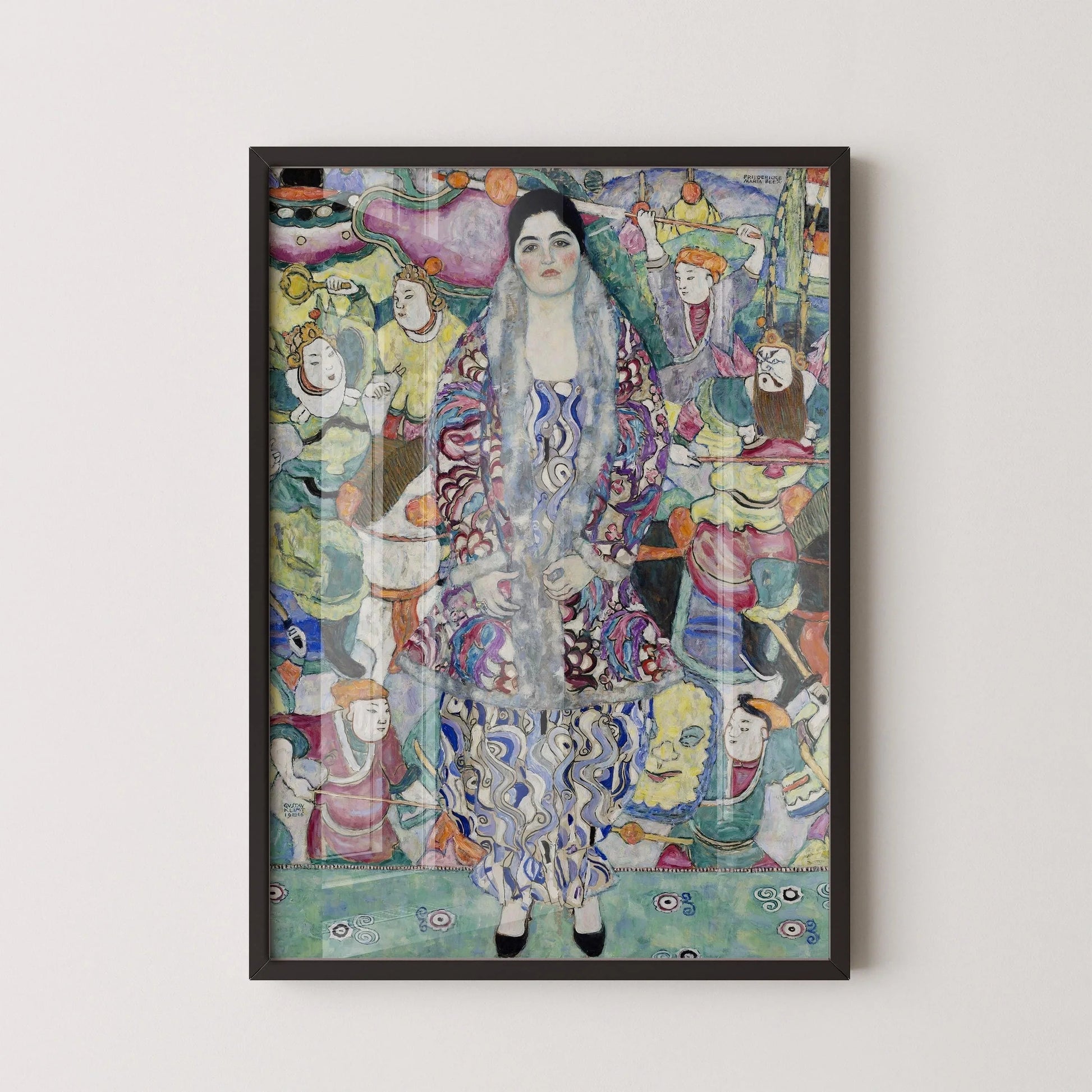 Gustav Klimt - Frederike Maria Bauer | Famous Vintage Painting (available handframed or unframed)