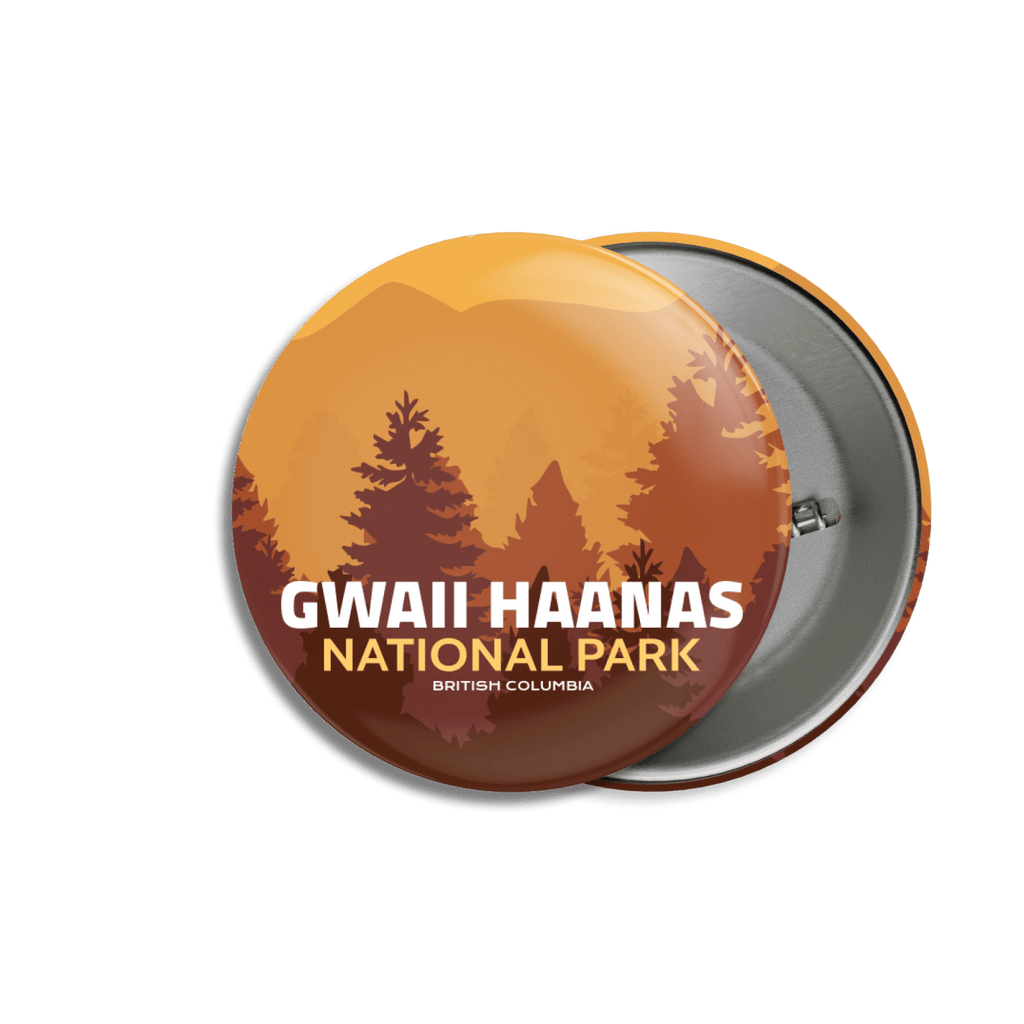 Bouton à épingle du parc national Gwaii Haanas du Canada