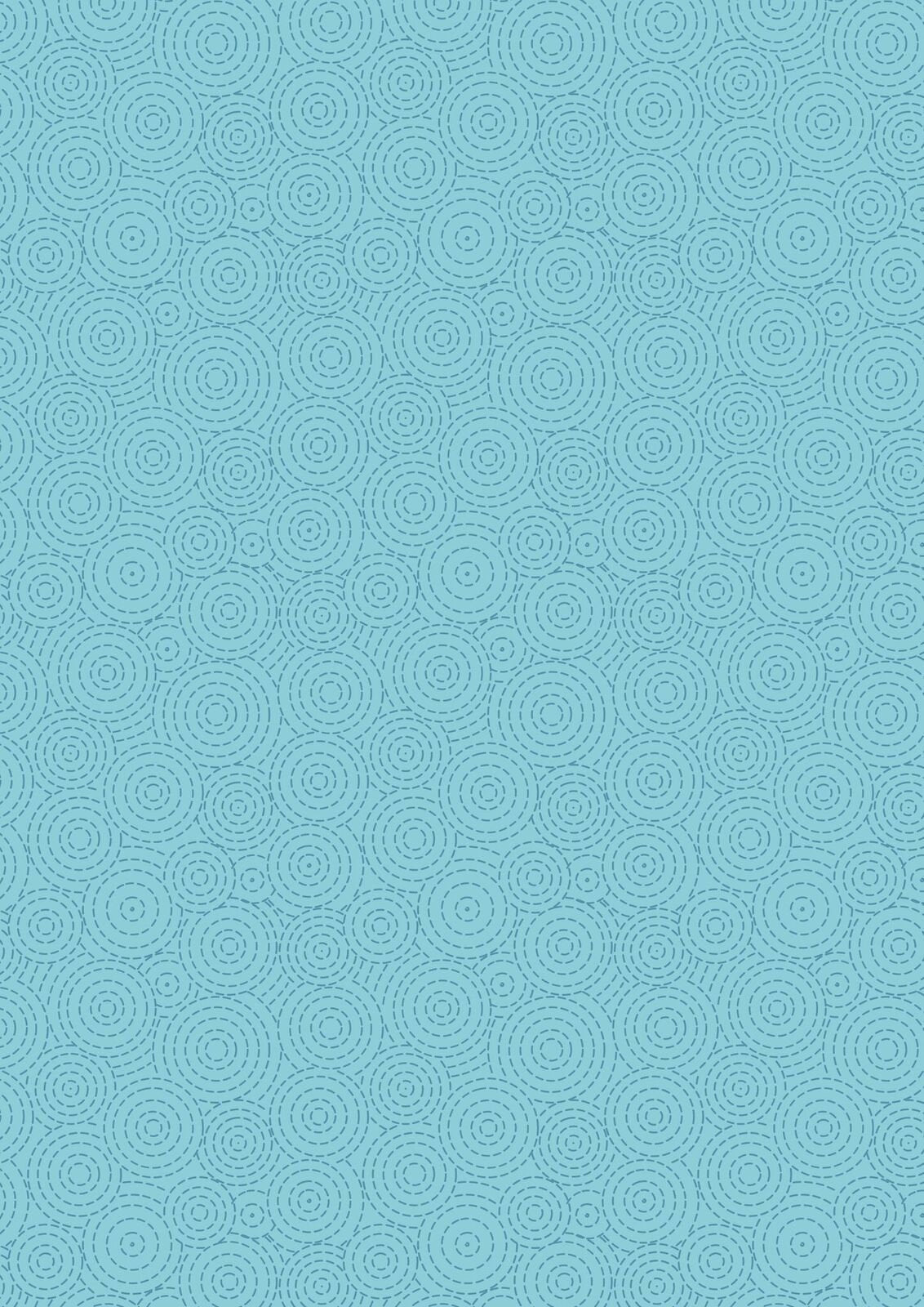 Lewis &amp; Irene Geometrix - Bleu avec cercles - GX1.3