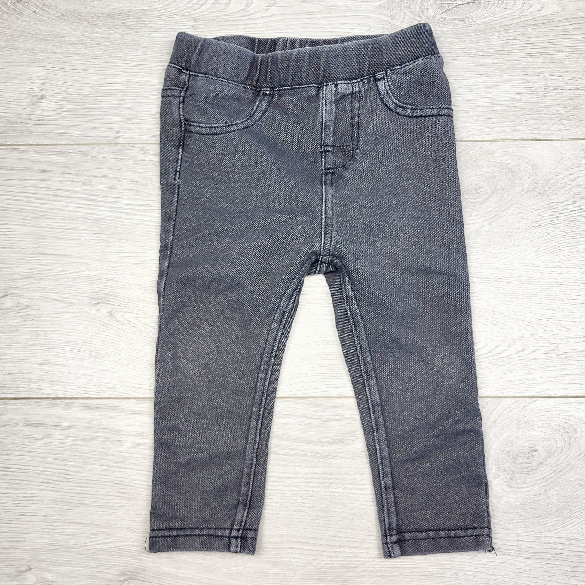 ECRS34 - Legging gris effet denim H&amp;M. Taille 6-9 mois.