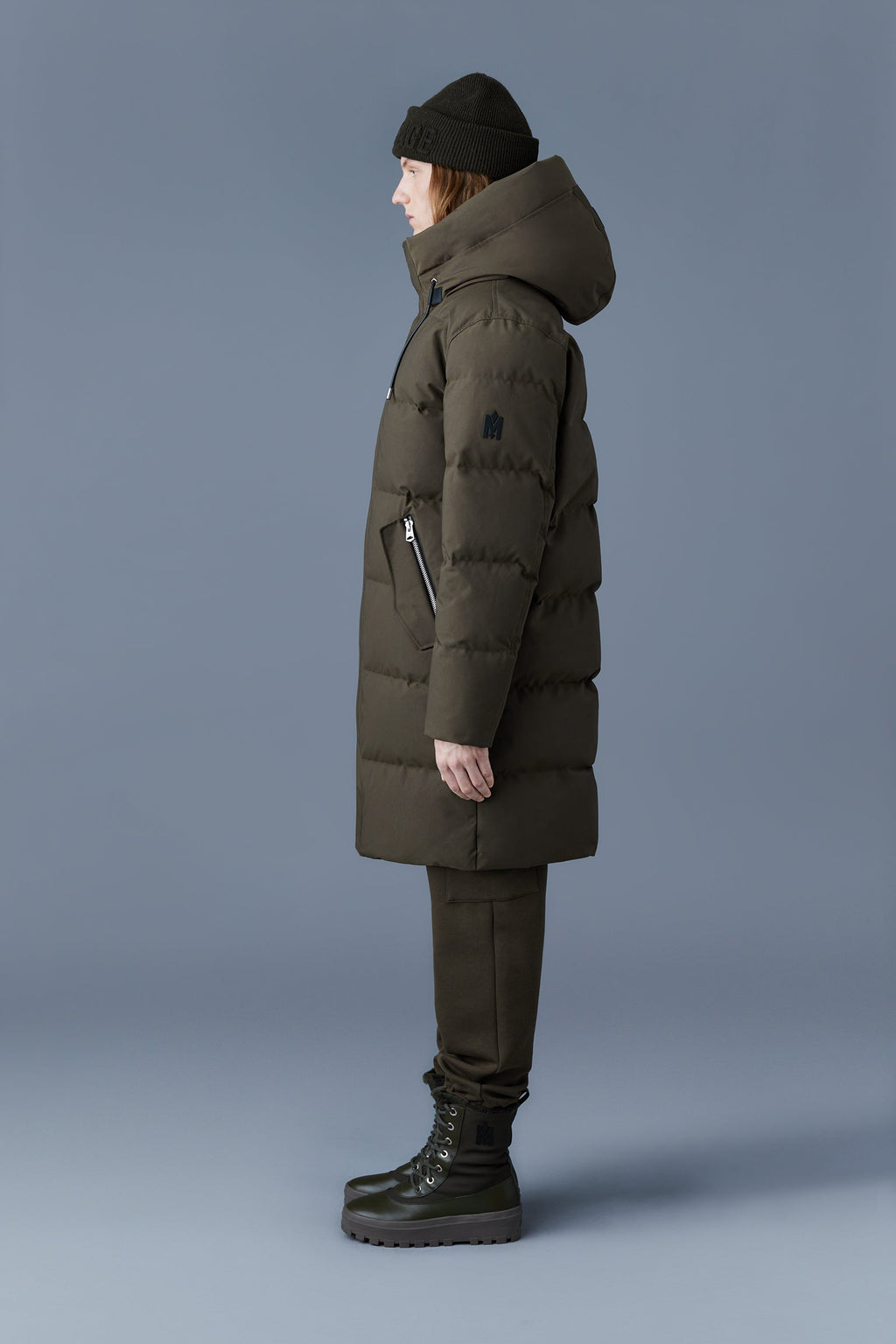 ANTOINE 2-in-1 recycled down parka with removable bib