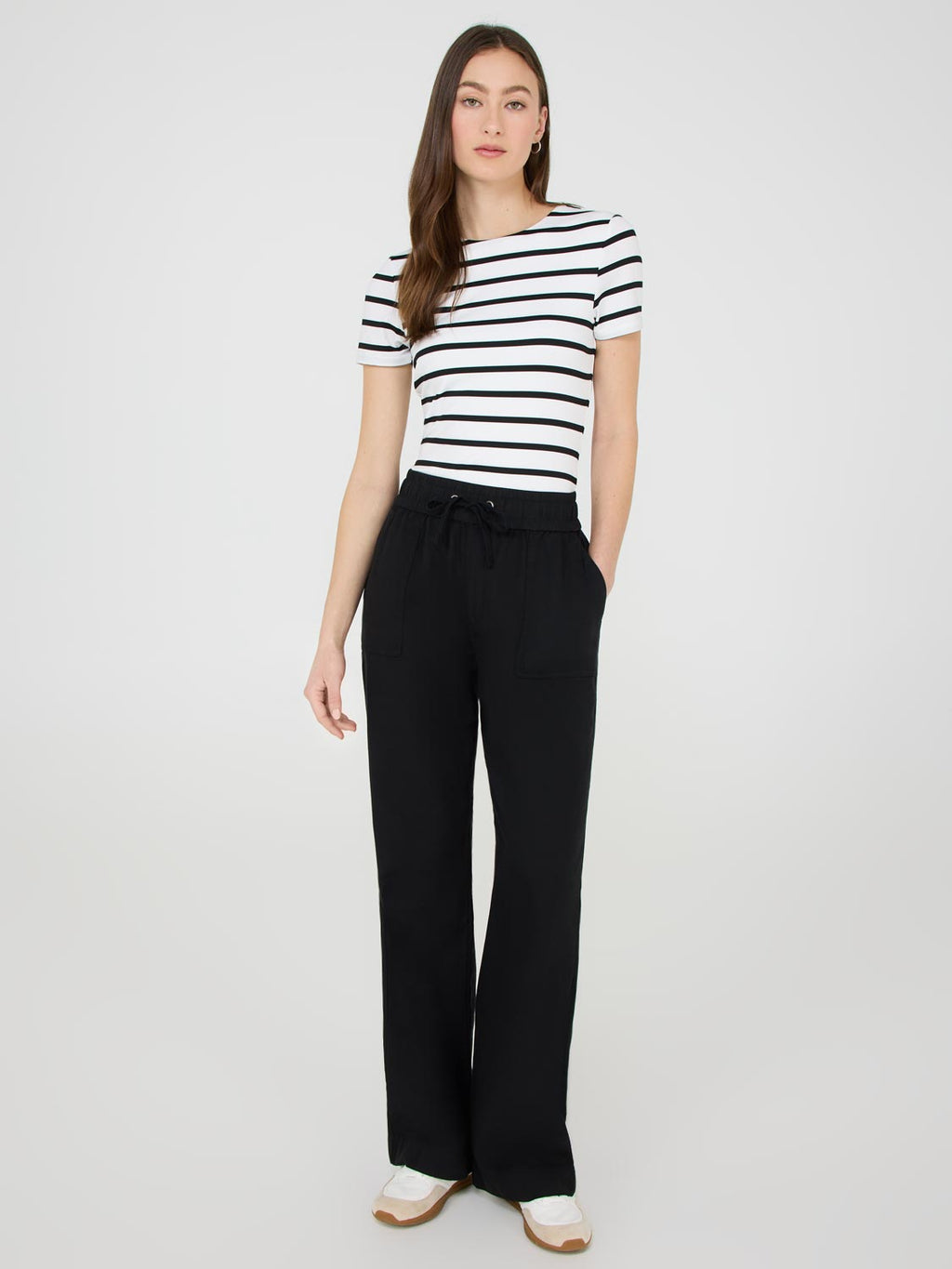 Pantalon Tencel à jambes larges