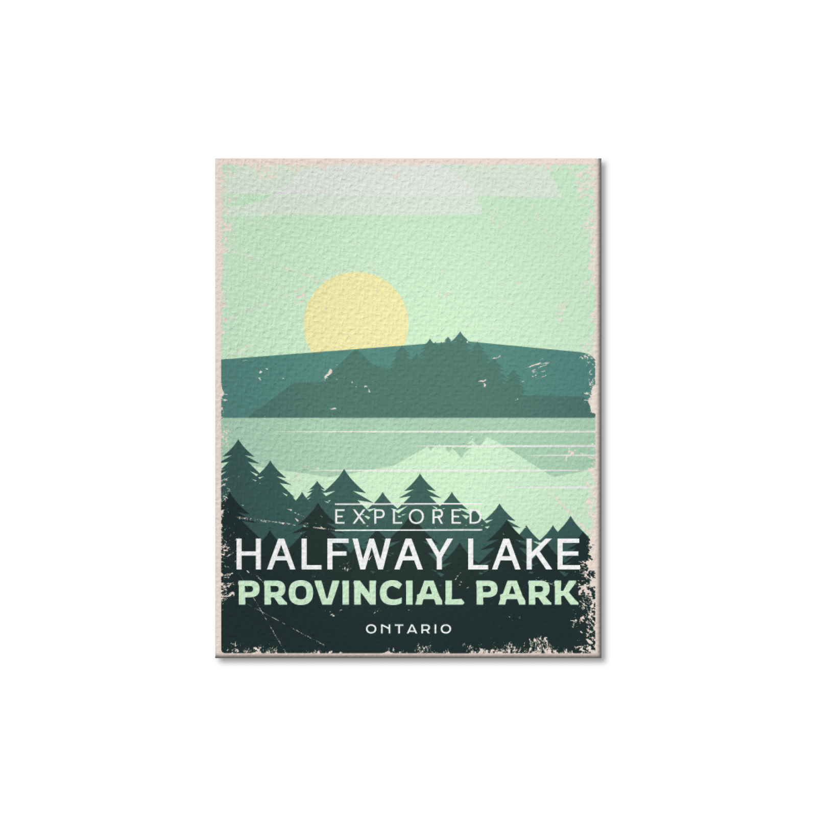 Halfway Lake Ontario Provincial Park Postcard