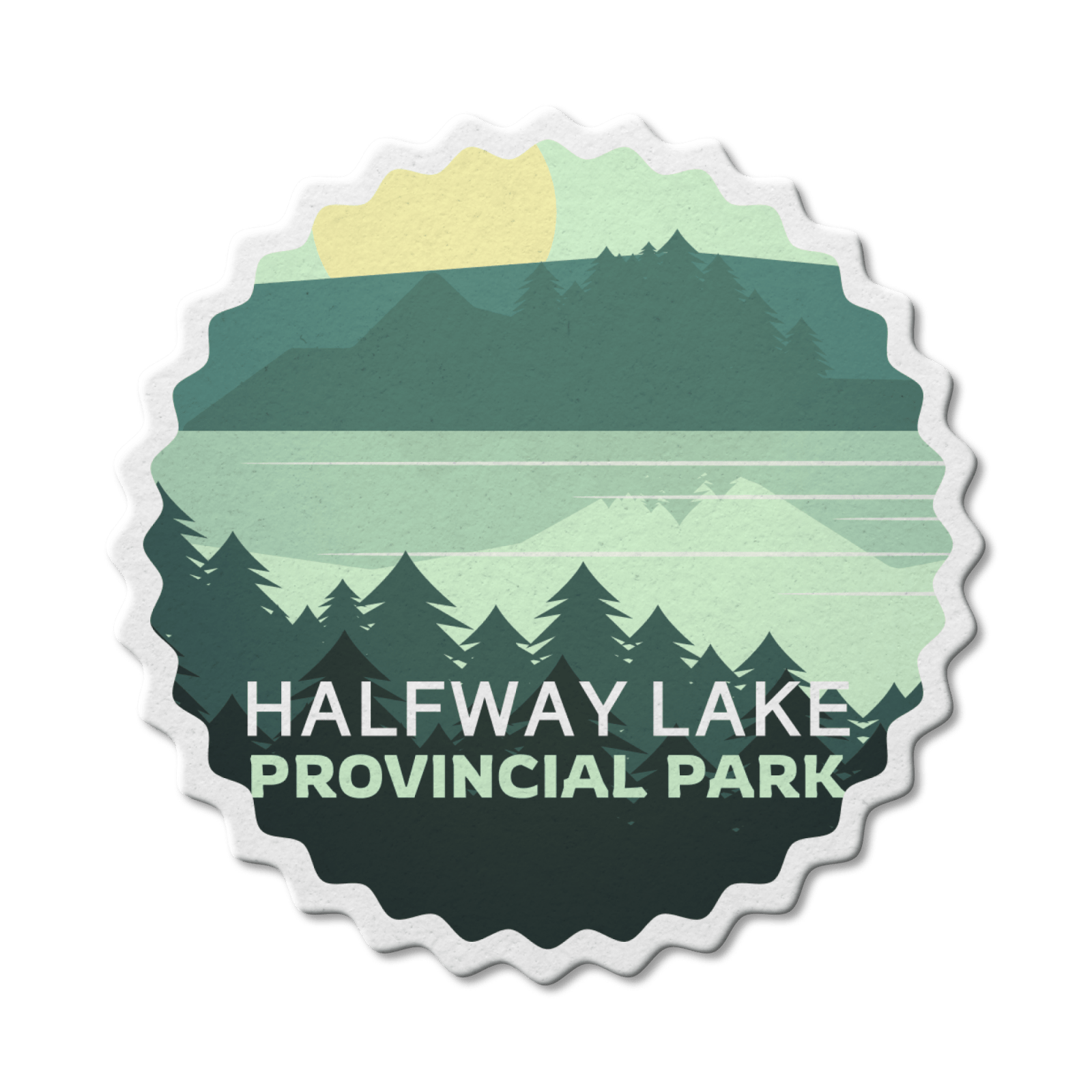 Halfway Lake Ontario Provincial Park Waterproof Vinyl Sticker