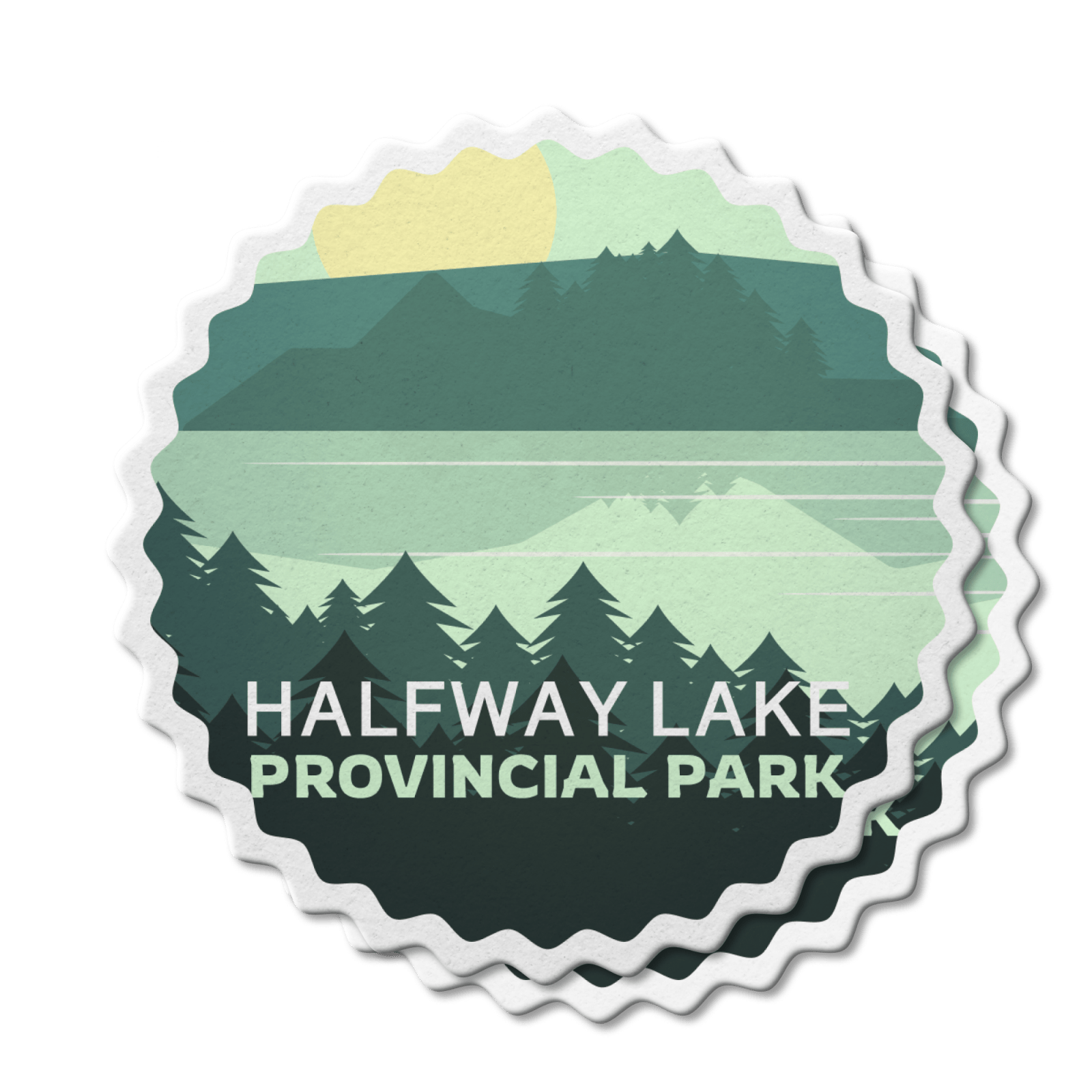 Halfway Lake Ontario Provincial Park Waterproof Vinyl Sticker