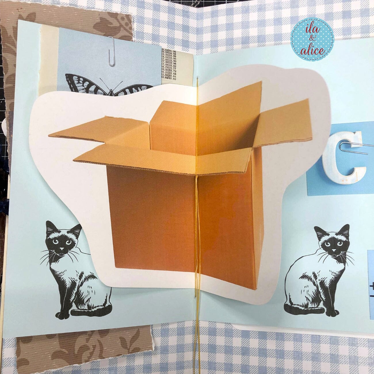 Siamese Cat Junk Journal- Soft Cover with Saucy Face