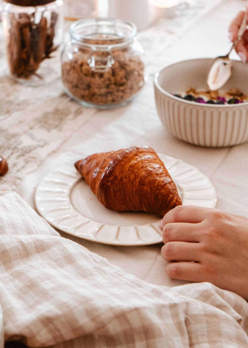 The Ribbed Ceramic Plate