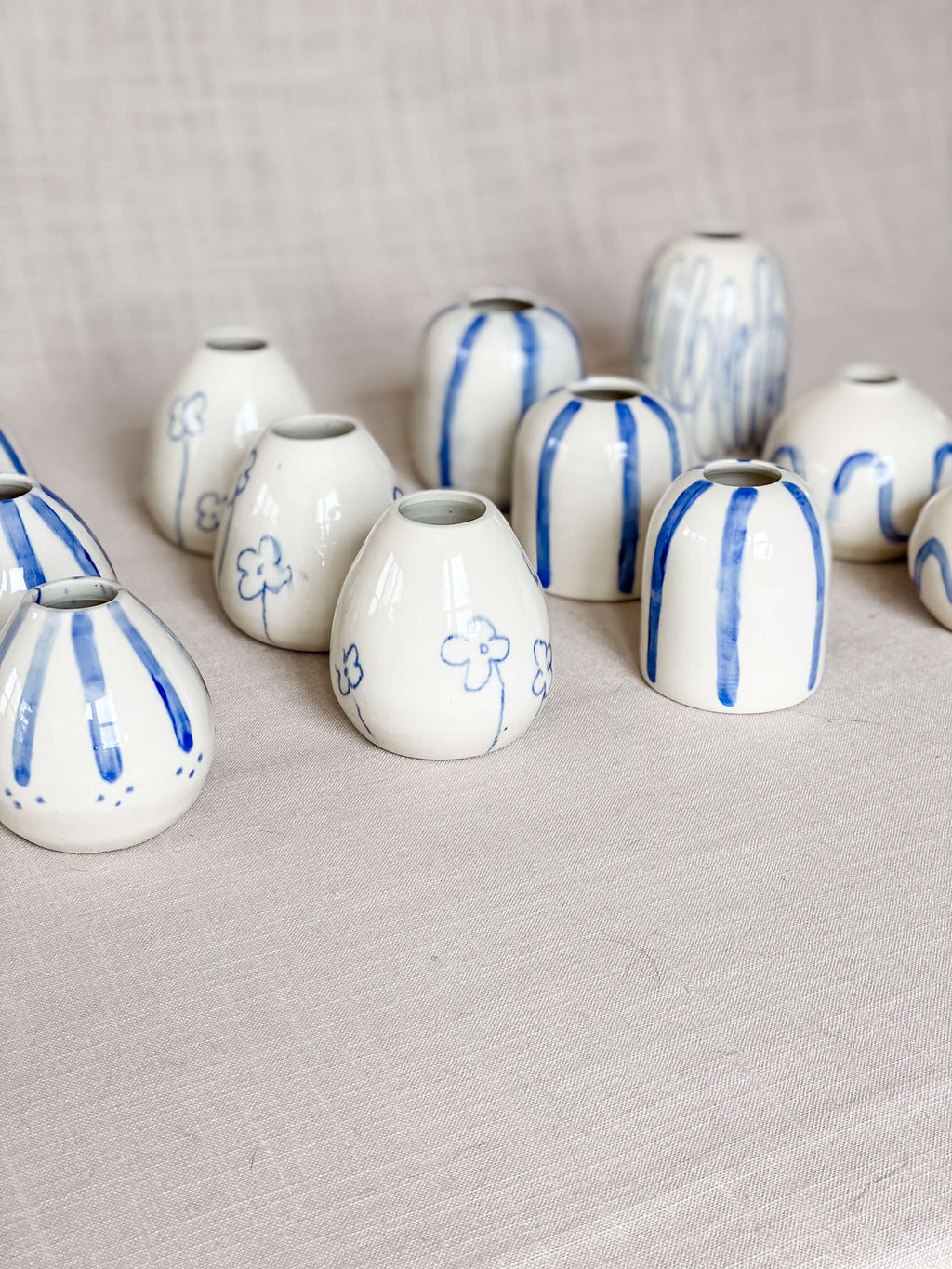 Mommy Pots – Handmade Porcelain Bud Vases