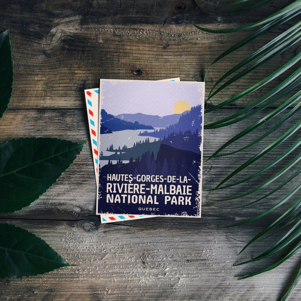 Carte postale Parc national du Québec des Hautes-Gorges-de-la-Rivière-Malbaie