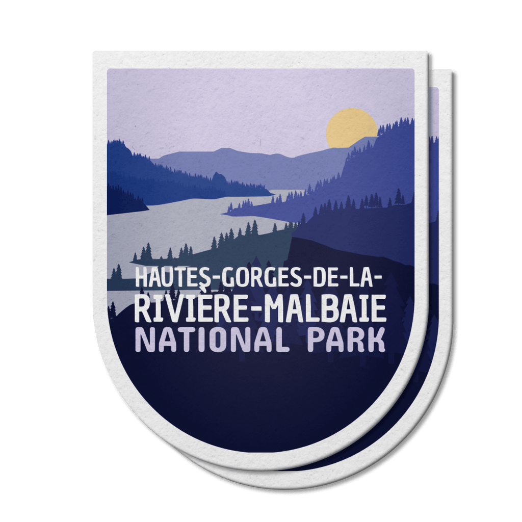 Hautes-Gorges-de-la-Rivière-Malbaie Quebec National Park Waterproof Vinyl Sticker