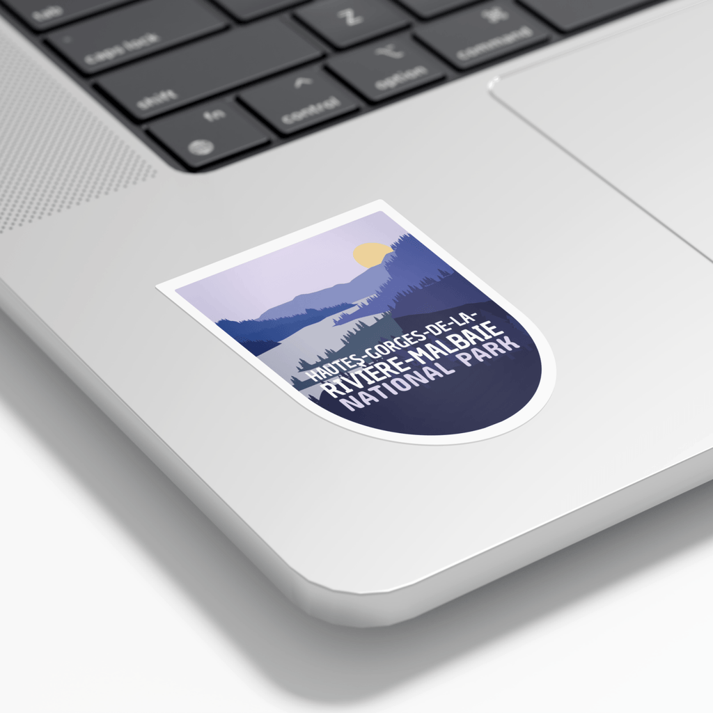 Hautes-Gorges-de-la-Rivière-Malbaie Quebec National Park Waterproof Vinyl Sticker
