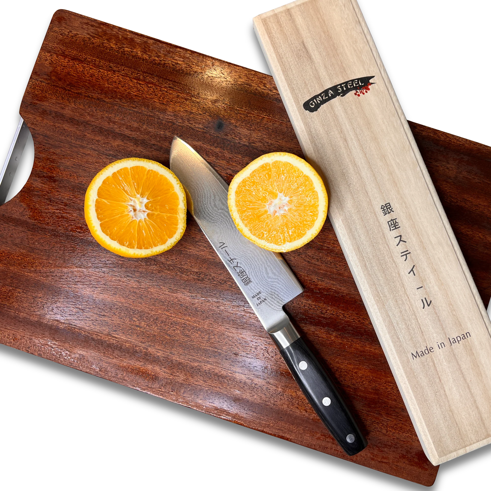 HAYAMI 180 - VG10 - 33 Layered Damascus Steel Santoku Knife 180mm