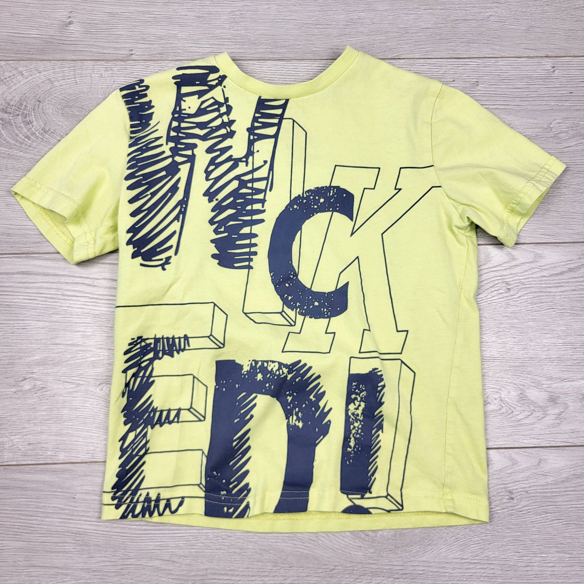 DJAS1 - T-shirt jaune « Wicked » de George. Taille 6