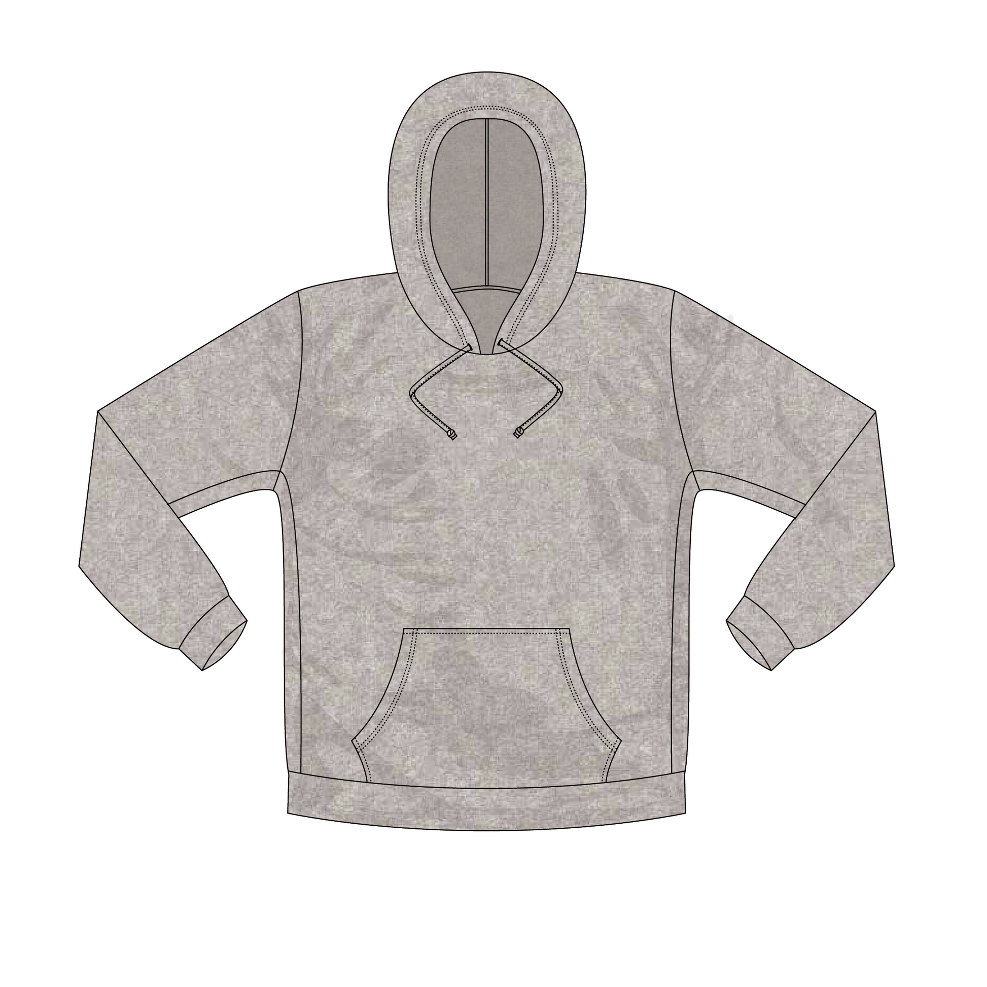 Sweat à capuche en polaire pour homme