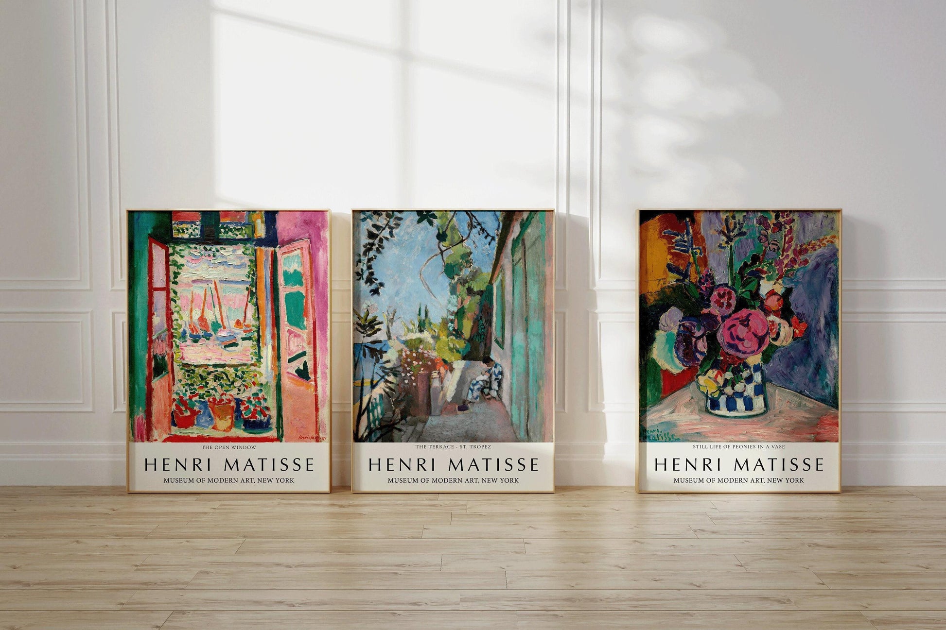 Ensemble d'estampes d'Henri Matisse : Style fauviste vintage pour galerie murale
