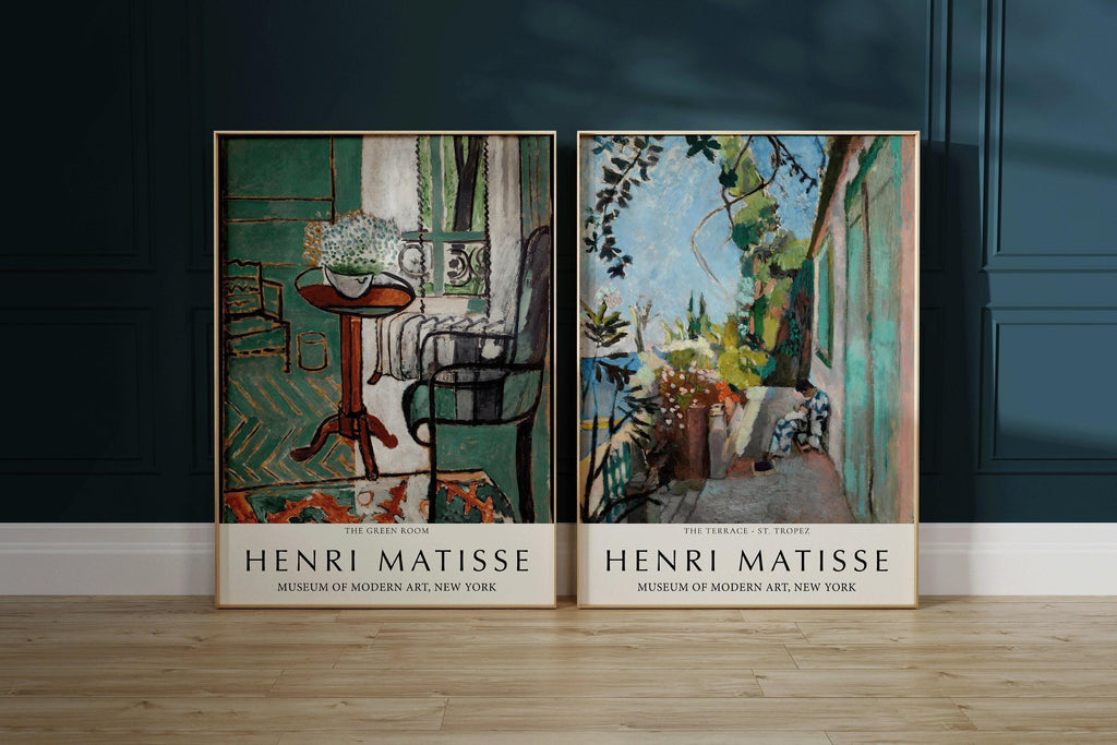 Coffret d'estampes d'Henri Matisse : La Chambre Verte et Saint-Tropez