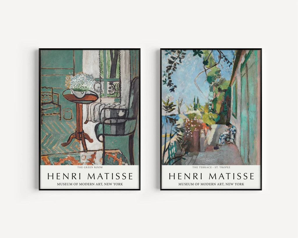 Coffret d'estampes d'Henri Matisse : La Chambre Verte et Saint-Tropez