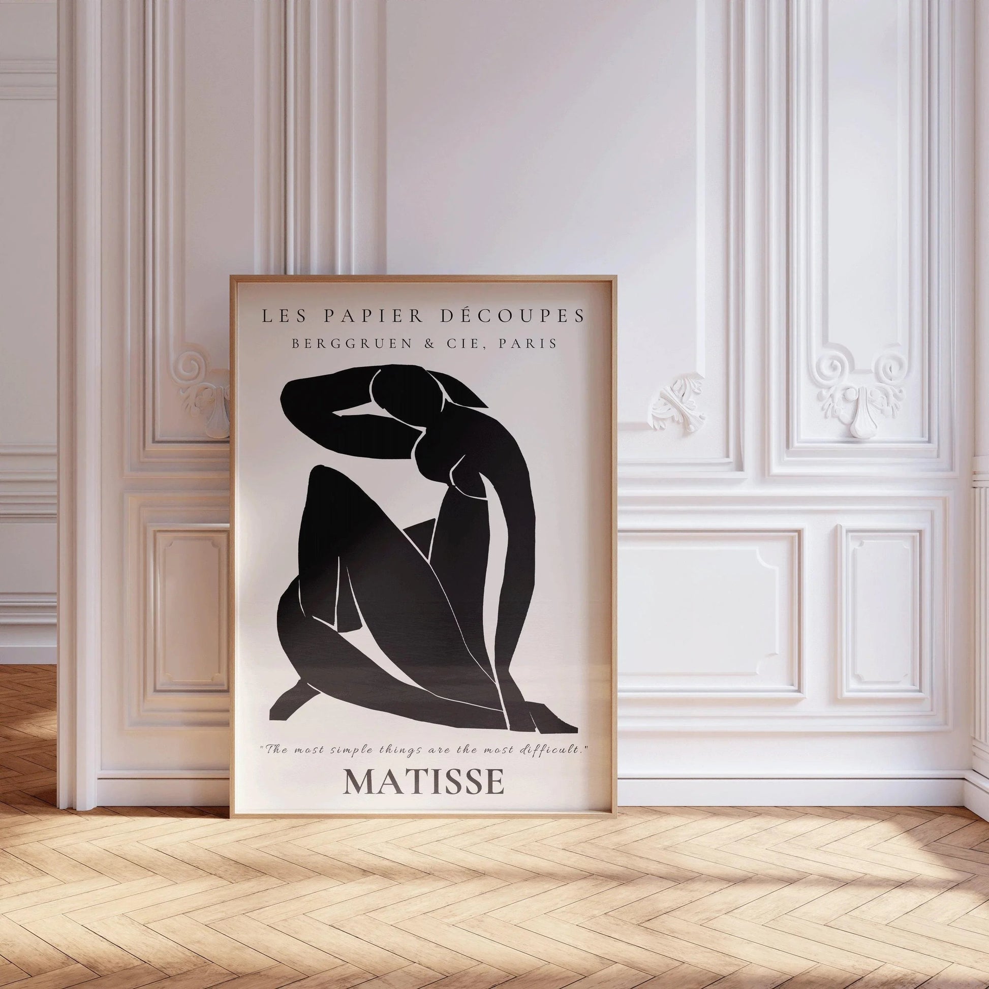 Henri Matisse - Nu bleu II | Œuvre d'art célèbre (disponible encadrée ou non encadrée)