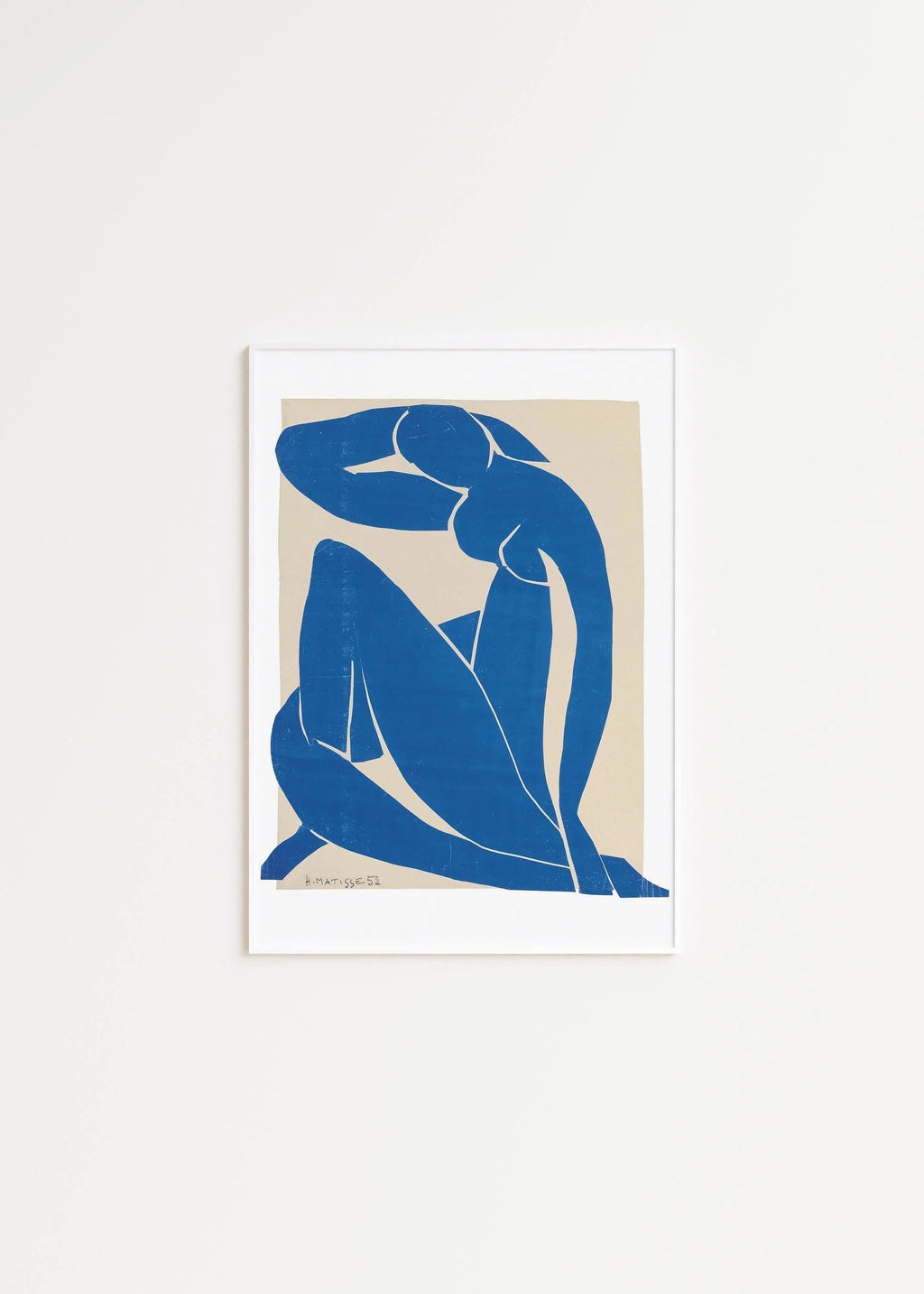 Henri Matisse - Nu bleu II | Œuvre d'art célèbre (disponible encadrée ou non encadrée)