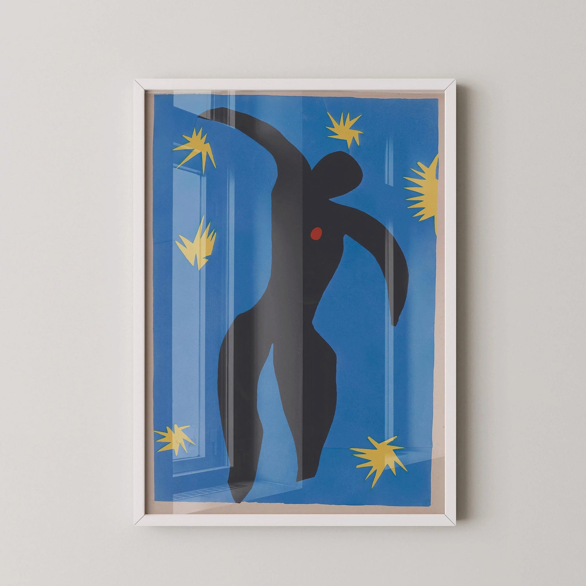 Henri Matisse - Icare | Découpages sur papier d'art célèbres (disponibles encadrés à la main ou non encadrés)