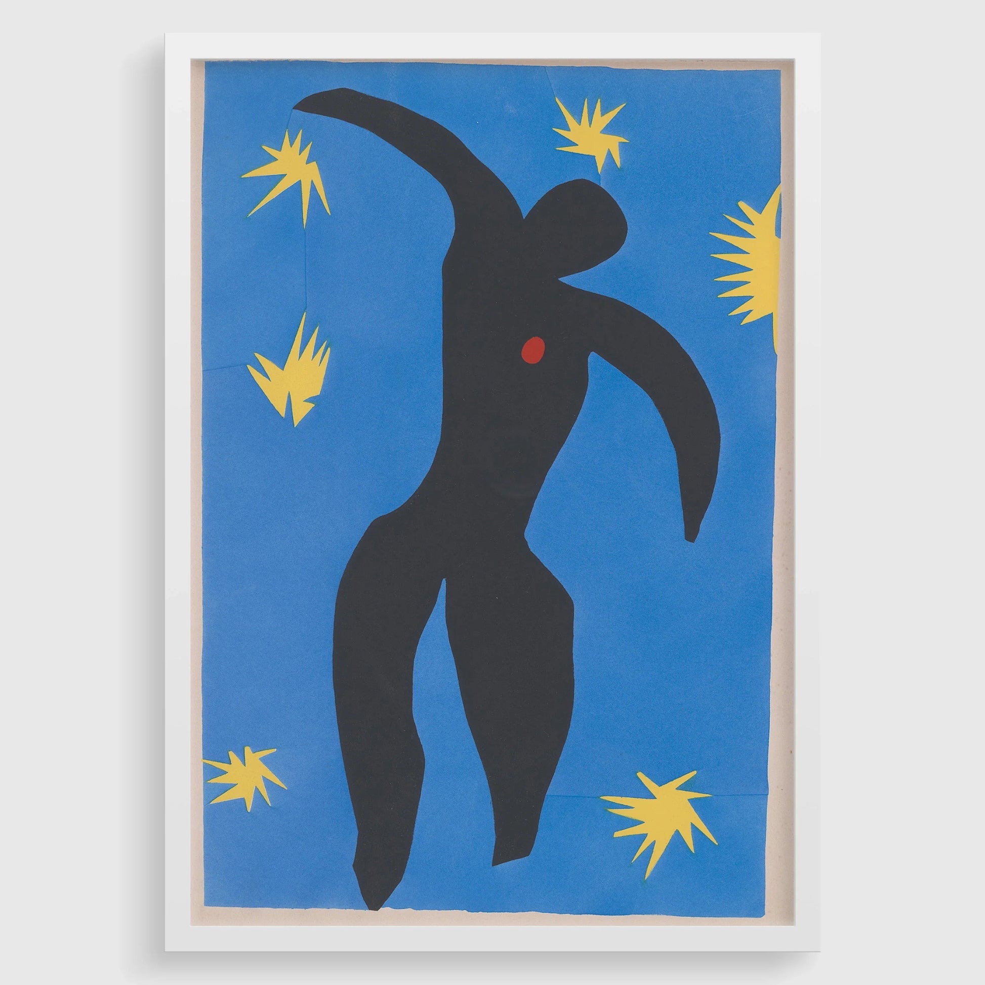 Henri Matisse - Icare | Découpages sur papier d'art célèbres (disponibles encadrés à la main ou non encadrés)