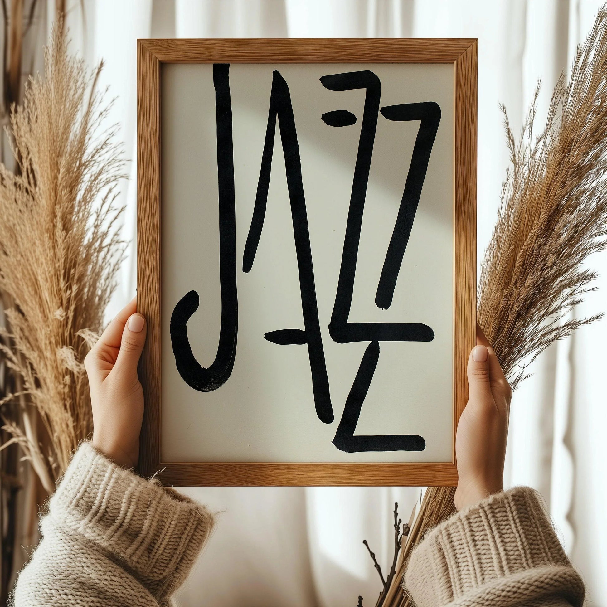 Affiche JAZZ d'Henri Matisse : Estampe typographique moderne du milieu du XXe siècle