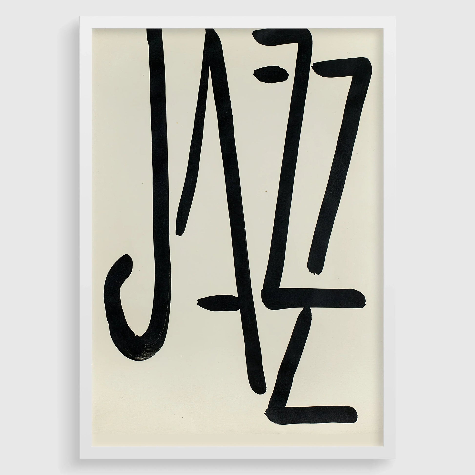 Affiche JAZZ d'Henri Matisse : Estampe typographique moderne du milieu du XXe siècle