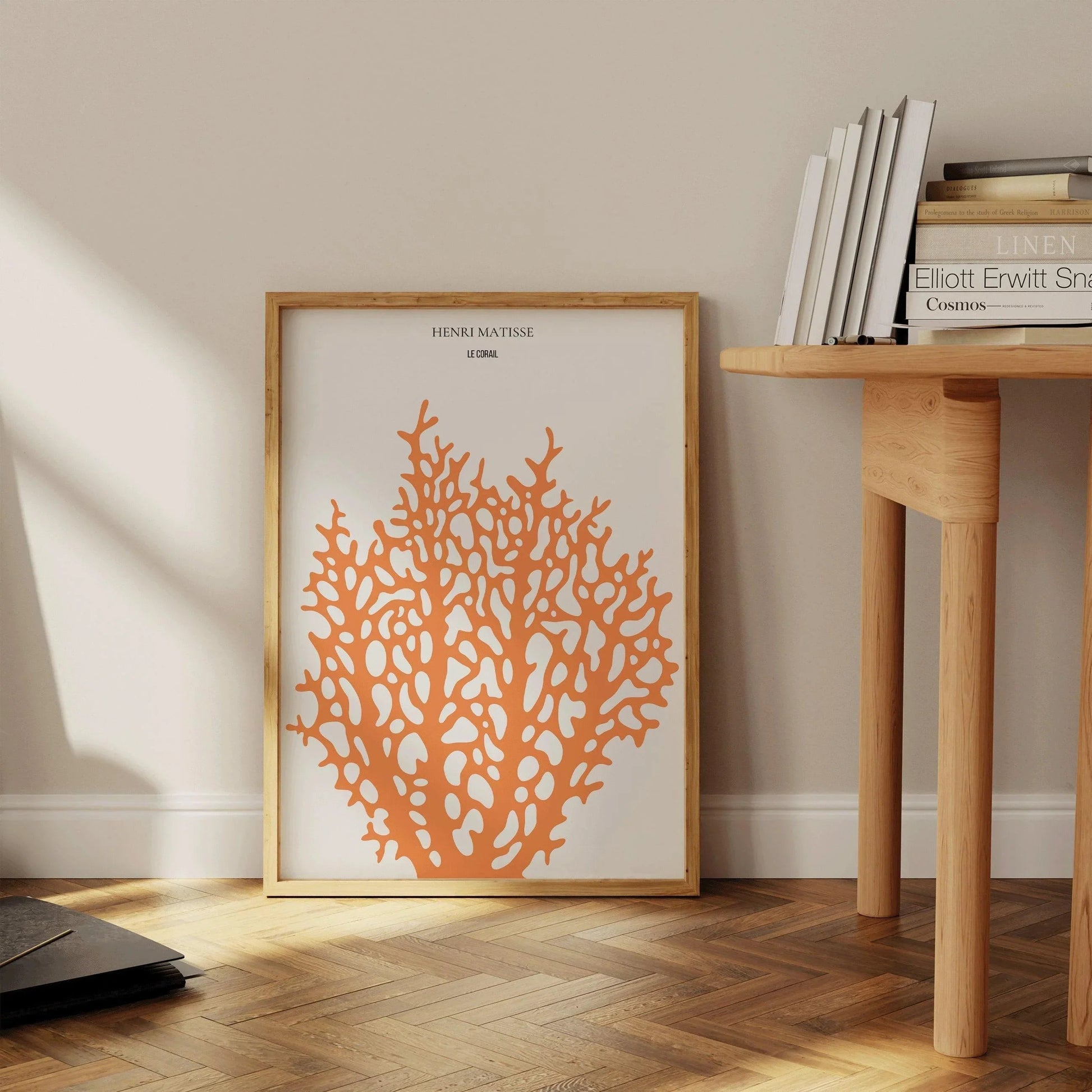 Henri Matisse - The Coral 'Coral' | Exhibition Poster in Orange (available handframed or unframed)