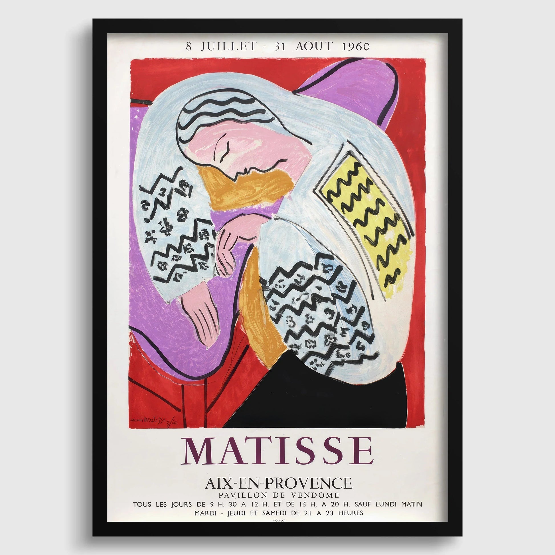Henri Matisse - The Dream Exhibition Giclee Print (Framed or Unframed)