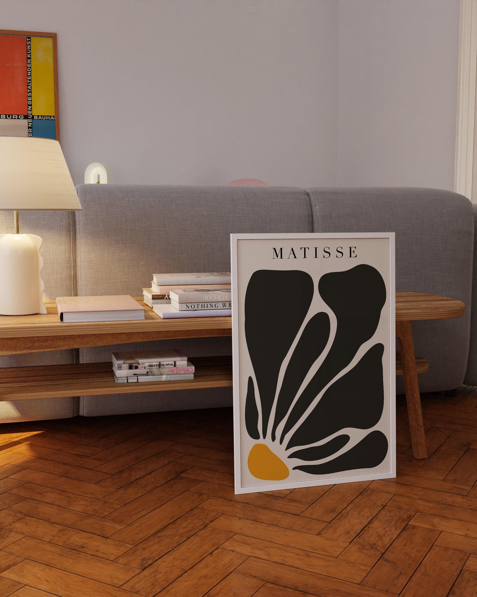 Henri Matisse - Cut-Outs Black Flower | Famous Painting (available hand-framed or unframed)