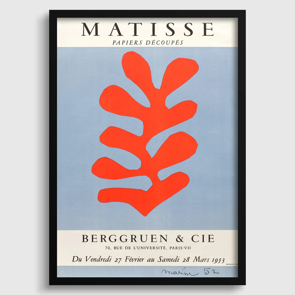 Exposition Henri Matisse « Découpages de papier », estampe giclée (encadrée ou non)