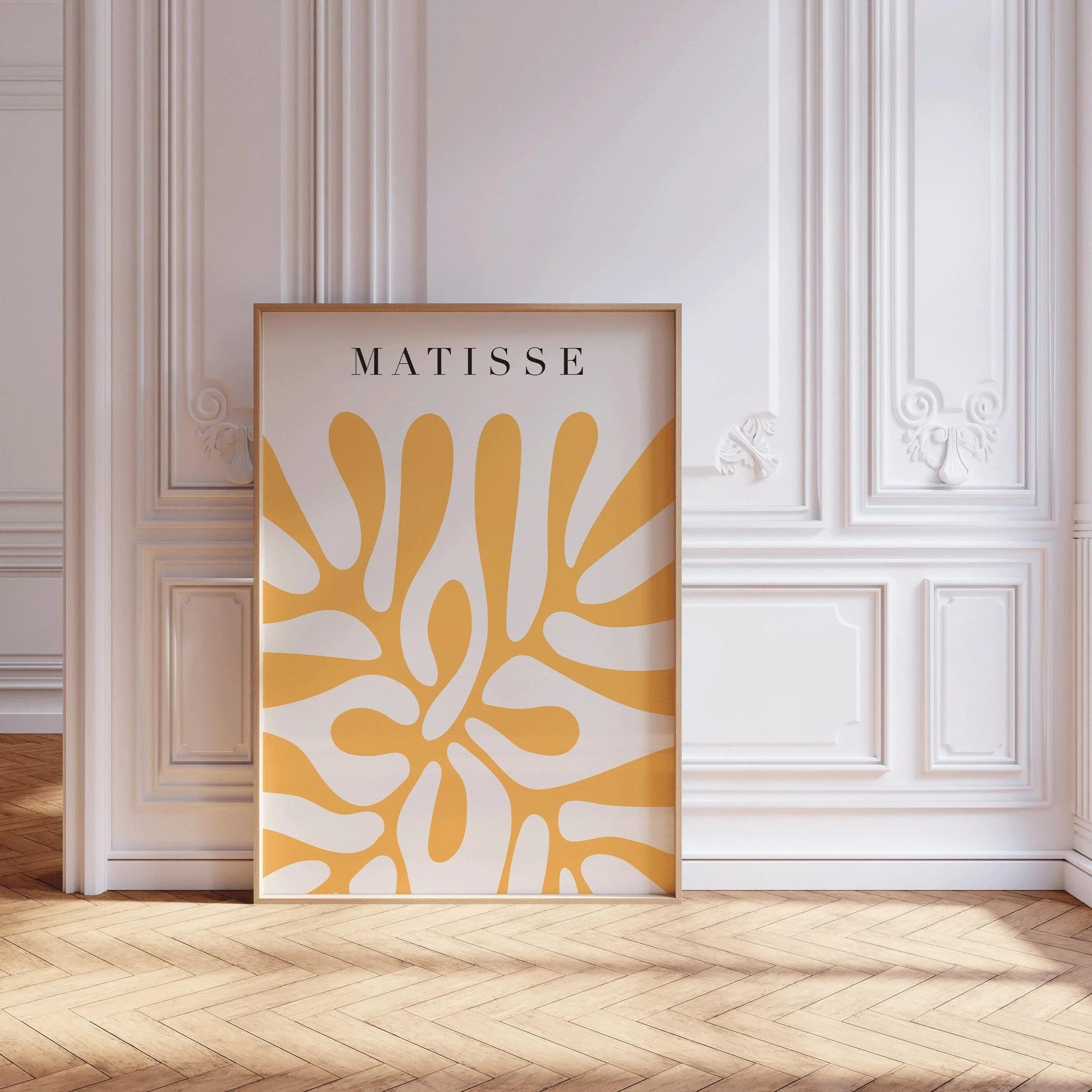 Henri Matisse - Cut-Outs in Yellow | Famous Art (available hand-framed or unframed)