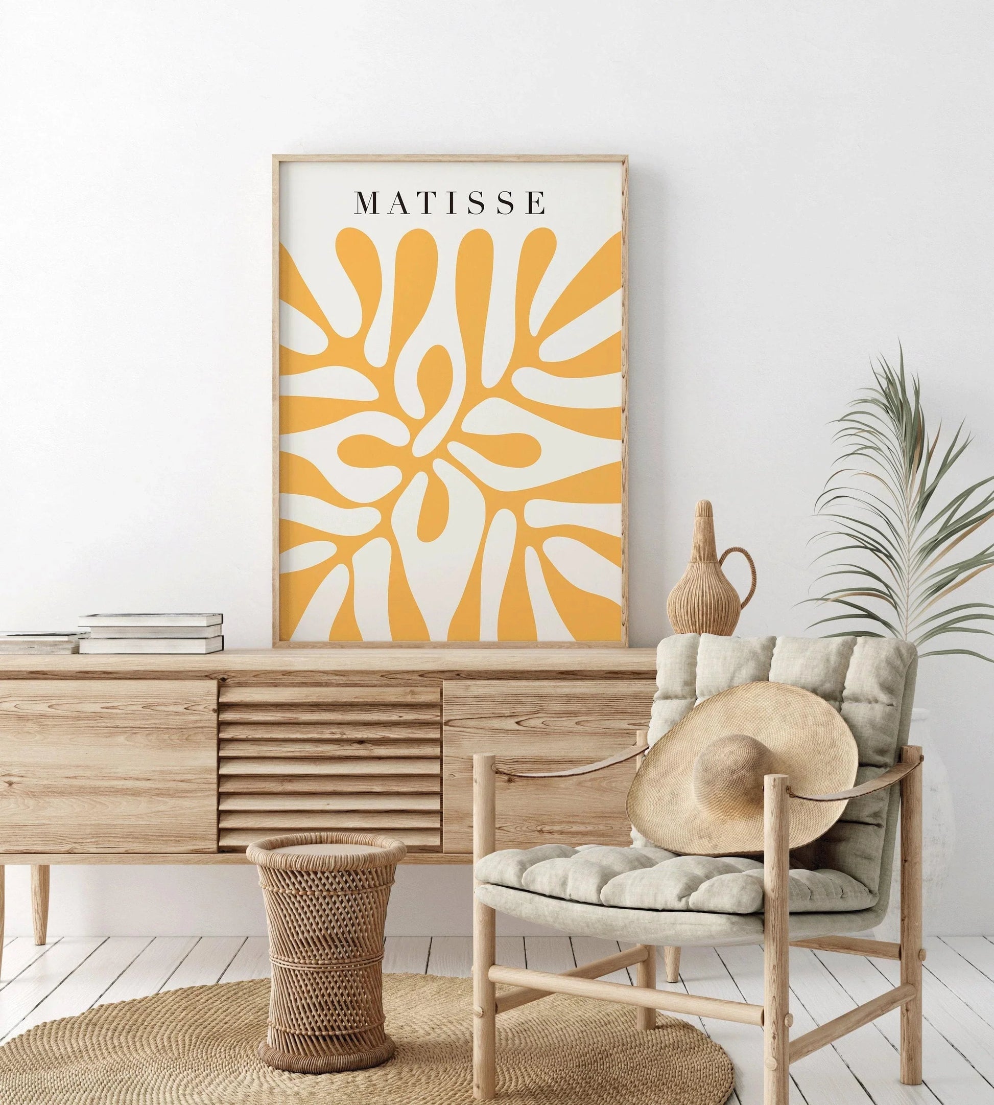 Henri Matisse - Cut-Outs in Yellow | Famous Art (available hand-framed or unframed)
