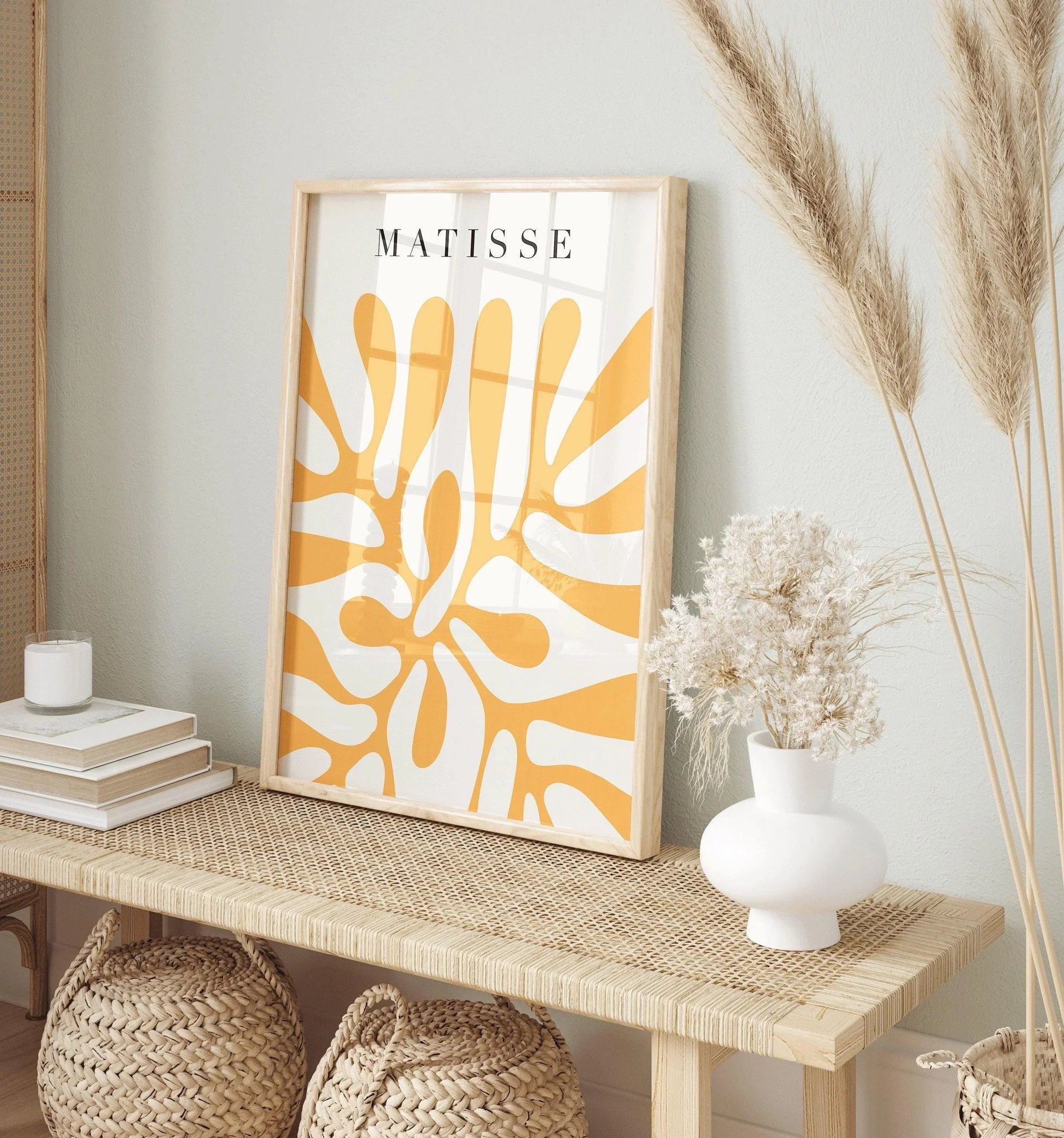 Henri Matisse - Cut-Outs in Yellow | Famous Art (available hand-framed or unframed)