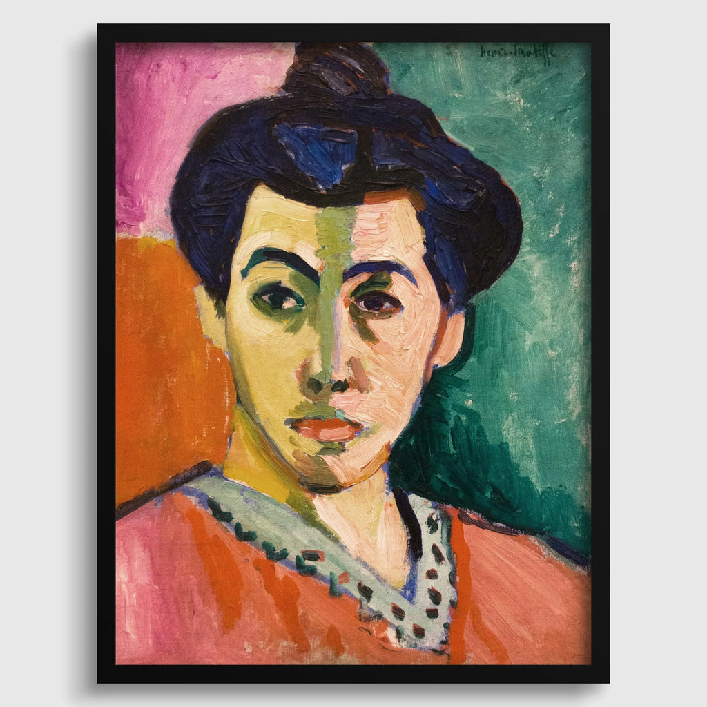 Henri Matisse - La Rayure verte | Œuvre célèbre de Madame Matisse (disponible encadrée ou non encadrée)