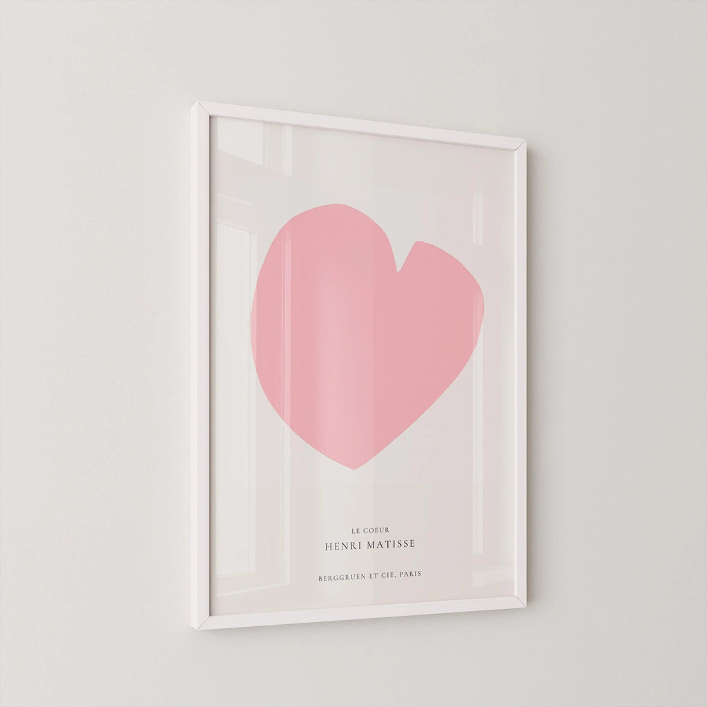Reproduction d'art giclée « Le Cœur » d'Henri Matisse : Rose moderne du milieu du XXe siècle