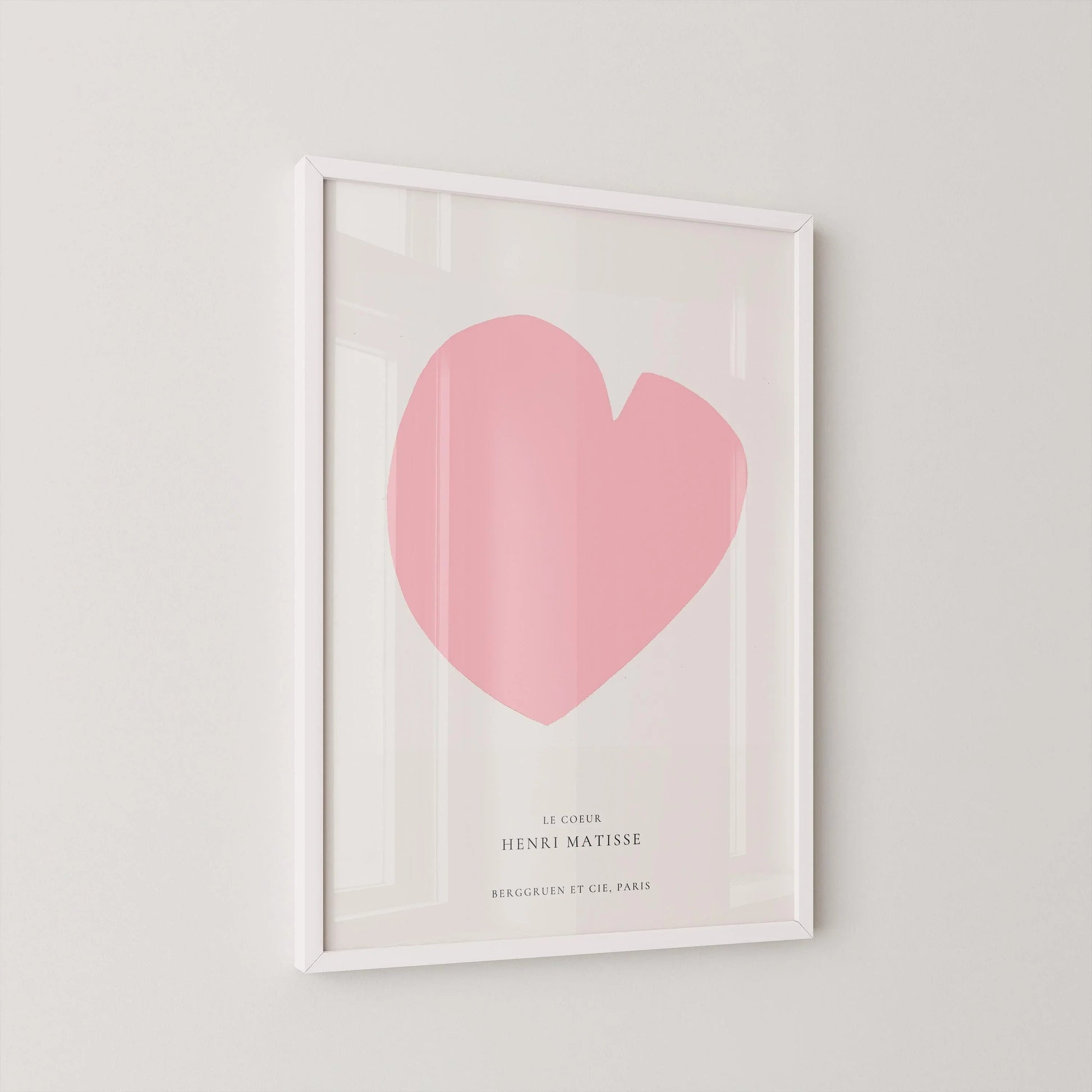Reproduction d'art giclée « Le Cœur » d'Henri Matisse : Rose moderne du milieu du XXe siècle
