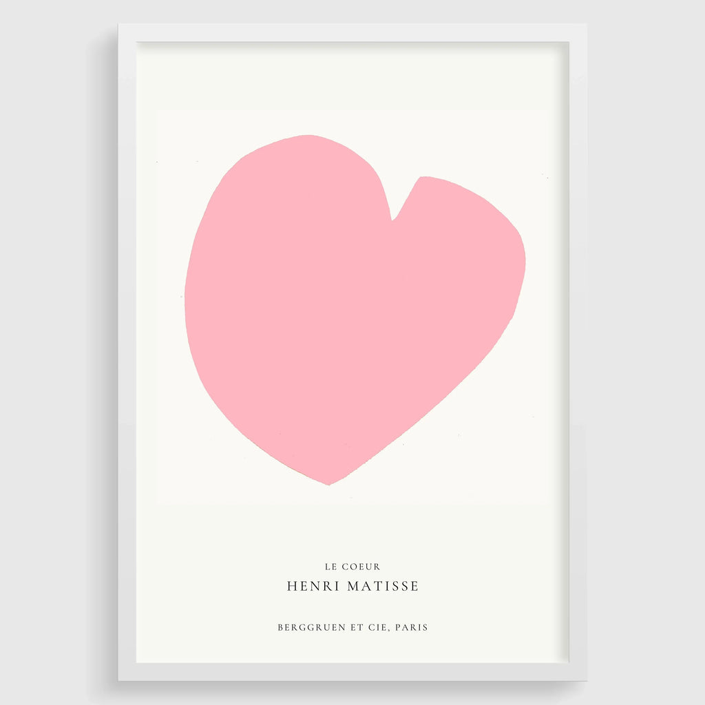 Reproduction d'art giclée « Le Cœur » d'Henri Matisse : Rose moderne du milieu du XXe siècle