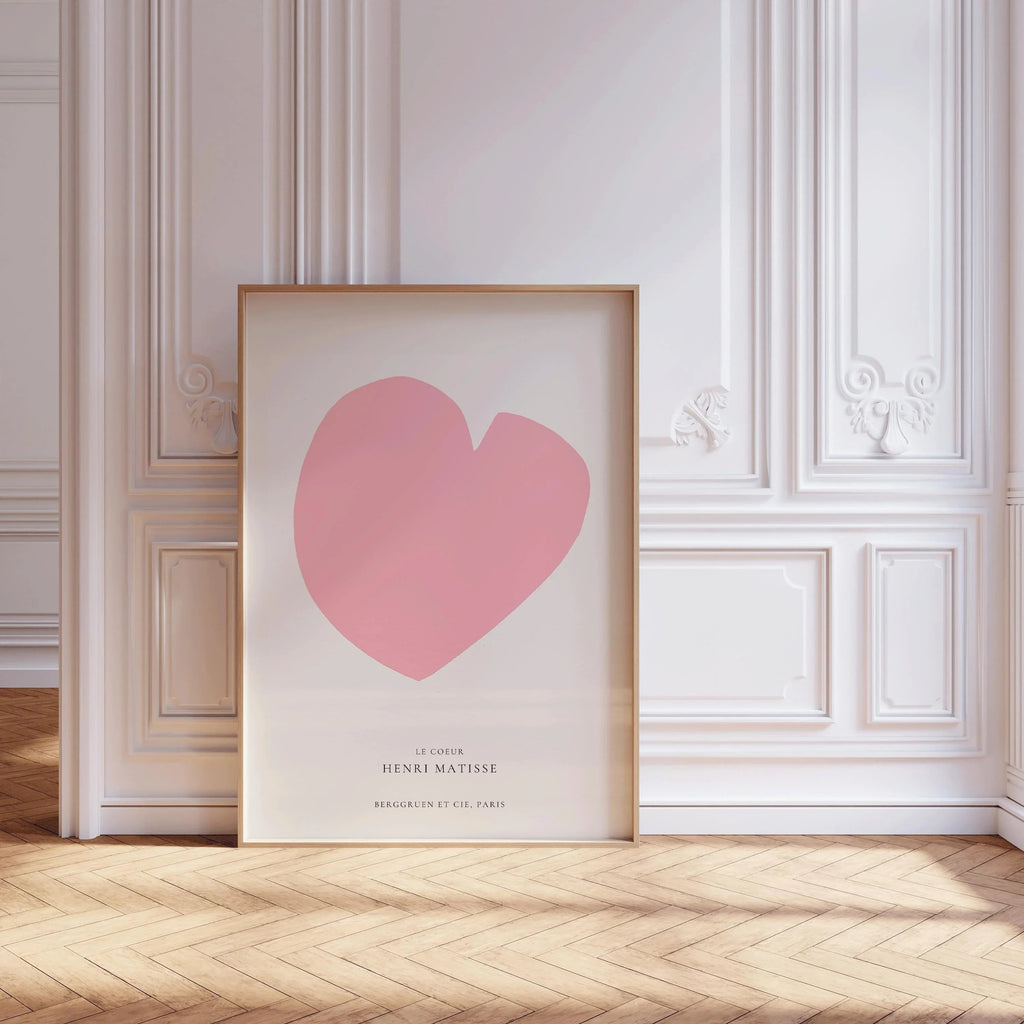 Reproduction d'art giclée « Le Cœur » d'Henri Matisse : Rose moderne du milieu du XXe siècle