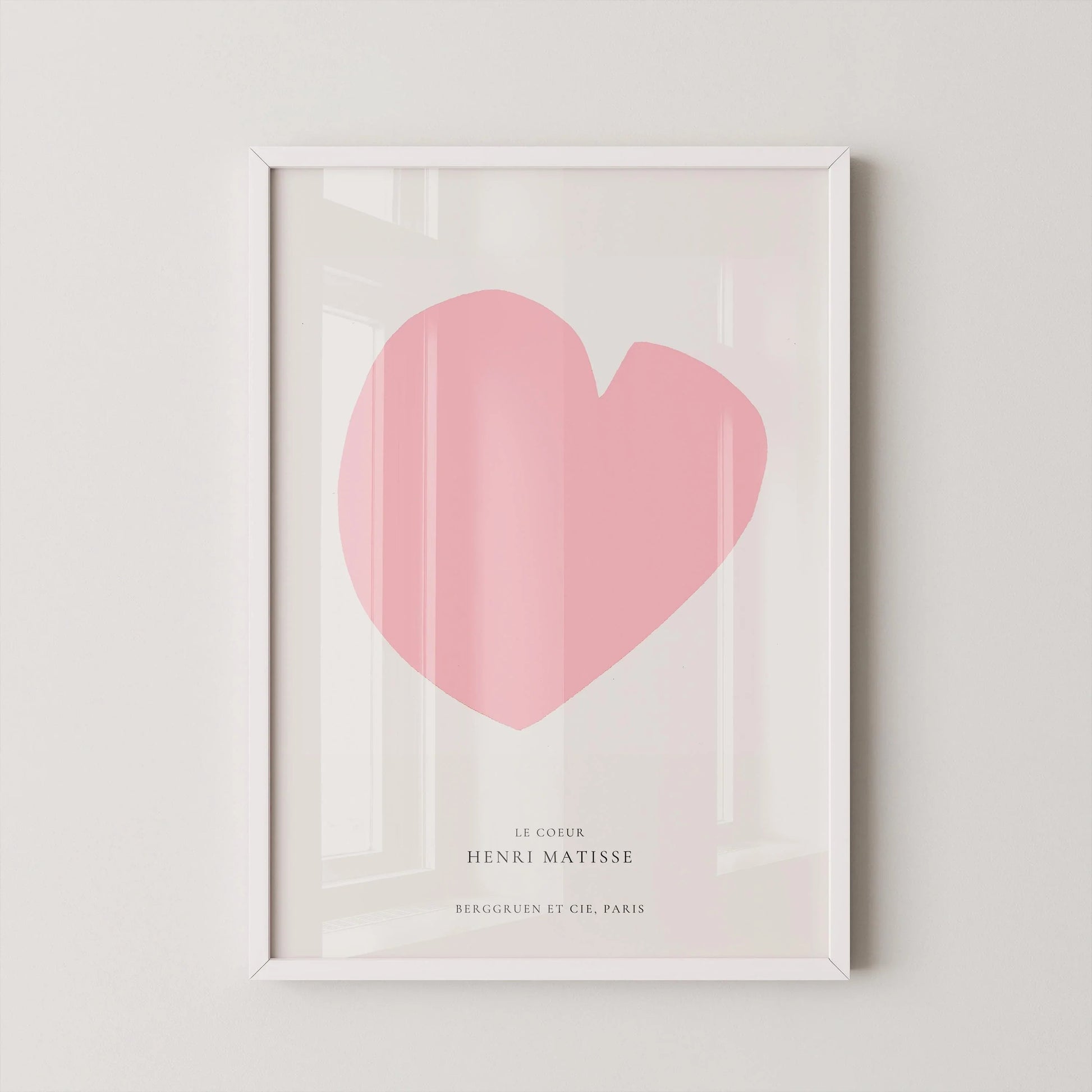 Reproduction d'art giclée « Le Cœur » d'Henri Matisse : Rose moderne du milieu du XXe siècle