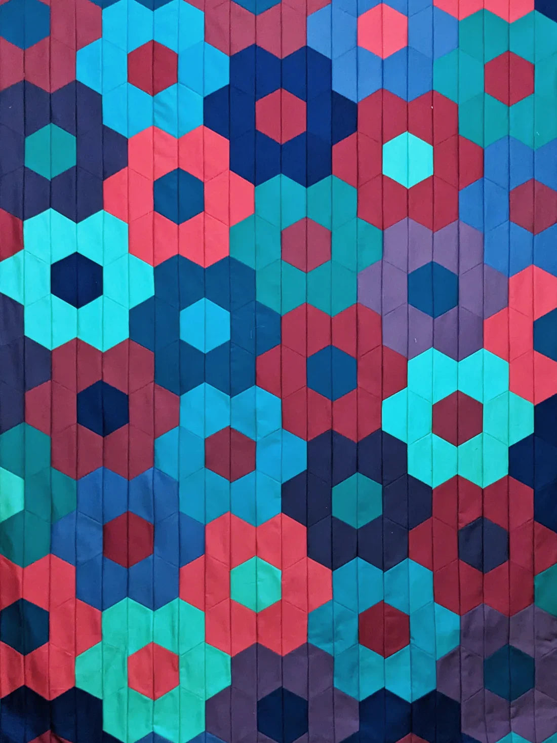 Hexagon Flower Bouquet Quilt Kit